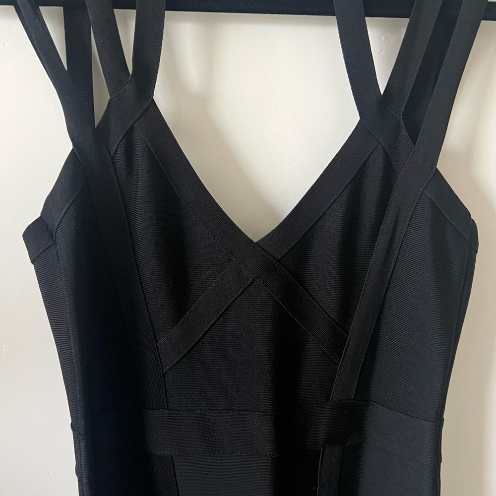 Bebe - Bandage Bodycon Dress - Black - Excellent Condition